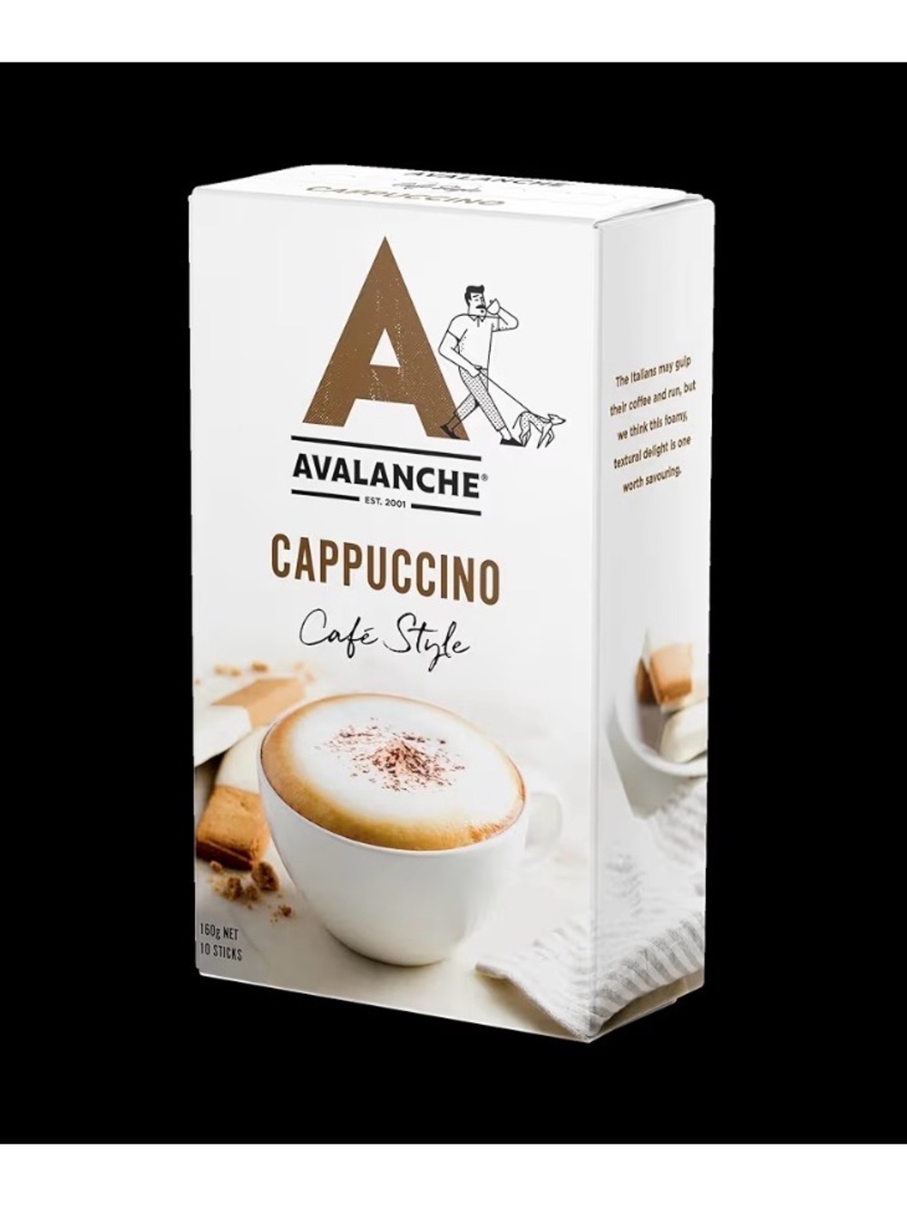 Avalanche Cappuccino Cafe Style - White & Brown Box